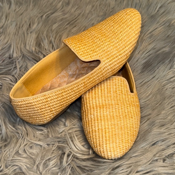 EUC Birdies Starling Raffia Flat Maize Size 9.5 - Picture 3 of 10